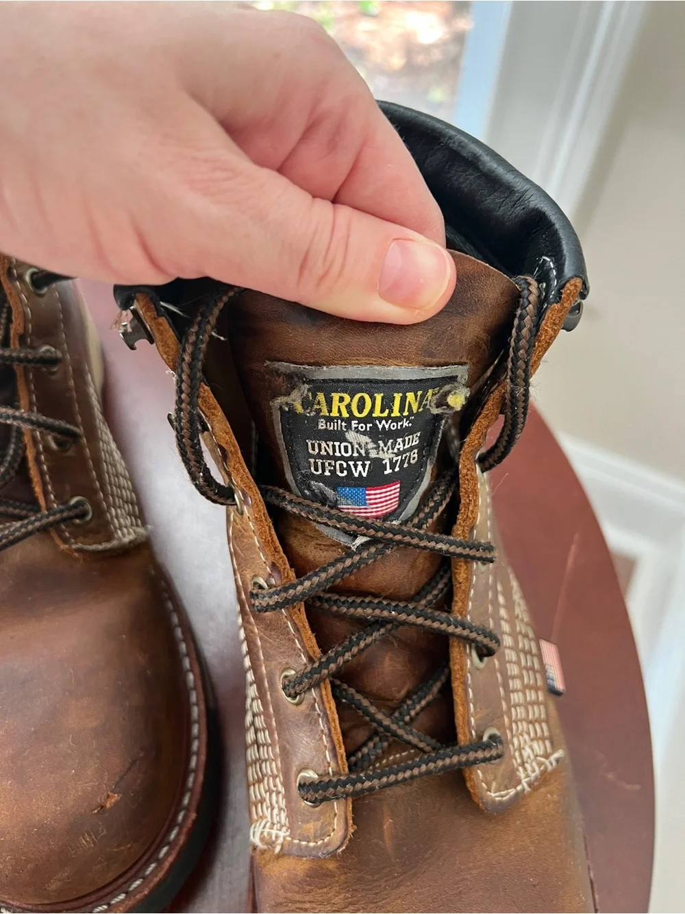 Carolina Boots Ferric Brown Steel-Toe 6